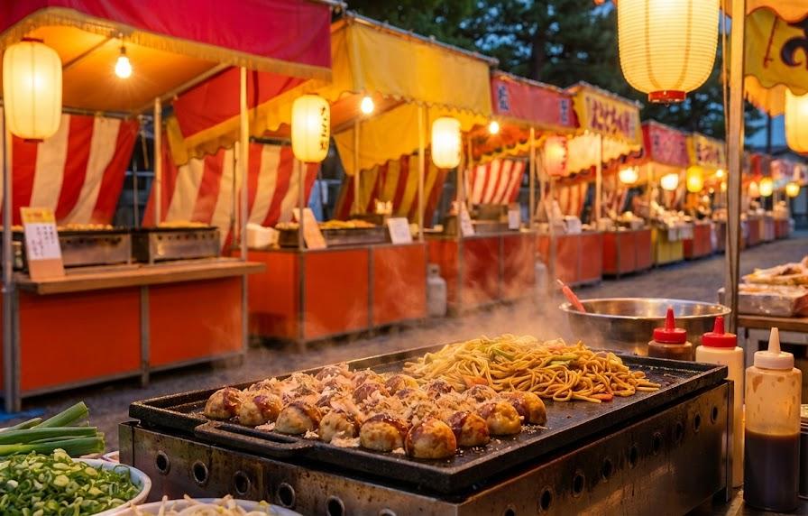 屋台の出店状況とおすすめグルメ