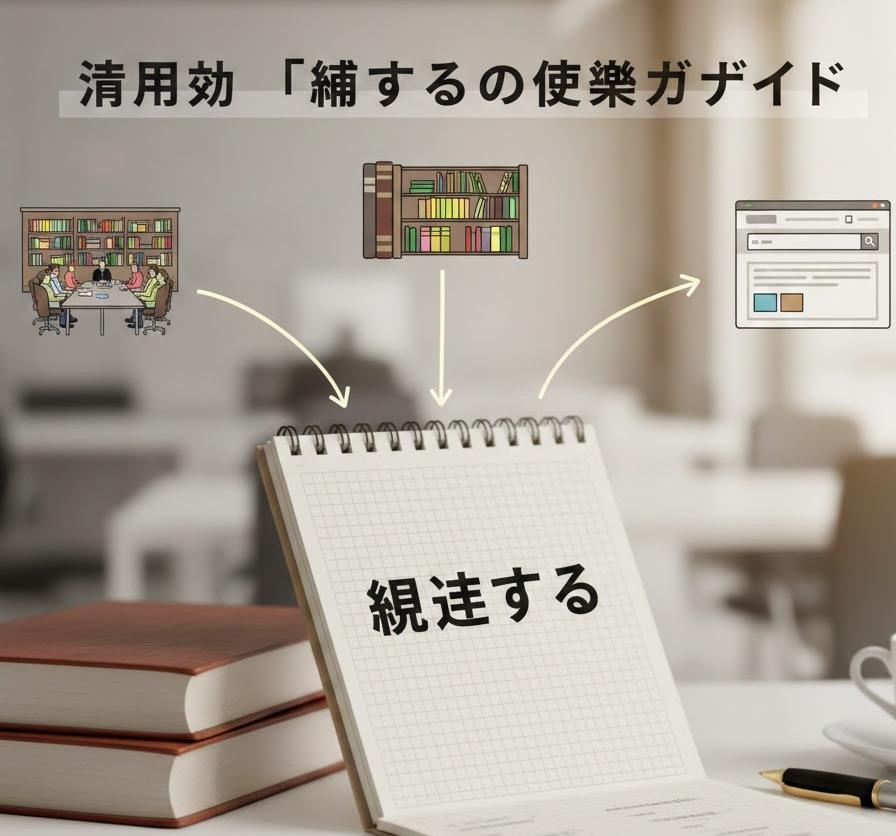 シチュエーション別「関連する」の使い分けガイド