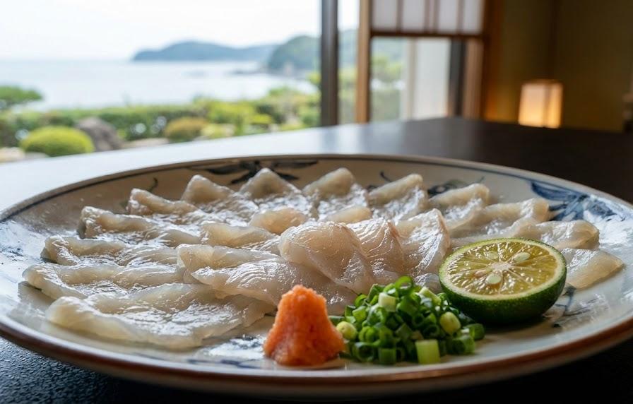 大分県臼杵市で出会う厚切りフグの贅沢な体験