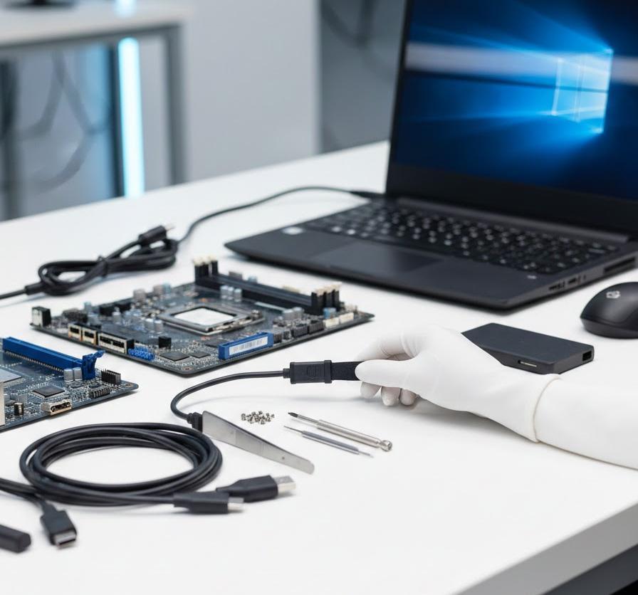 デバイス削除と再認識の基本的な手順