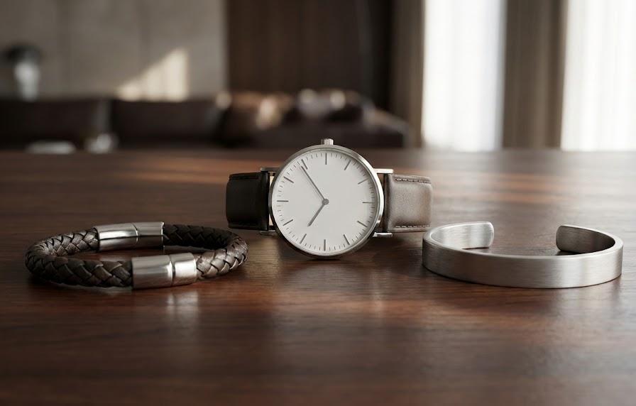 男性におすすめの洗練された腕のアクセサリー選び