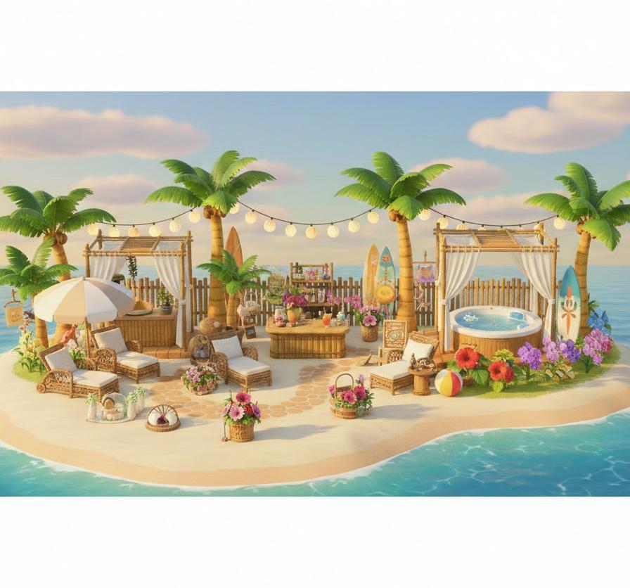 リゾート感を演出するアイテム配置の極意