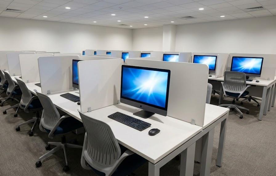 テストセンターの内部環境と設備をチェック