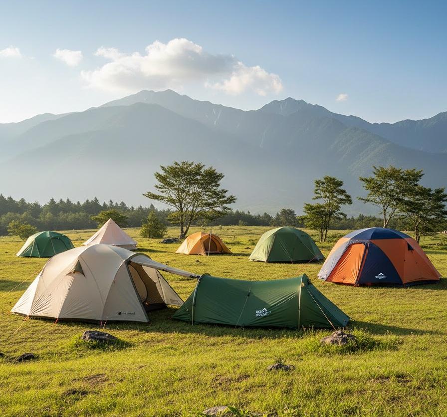 日本の誇る主要テントメーカーの特徴と魅力