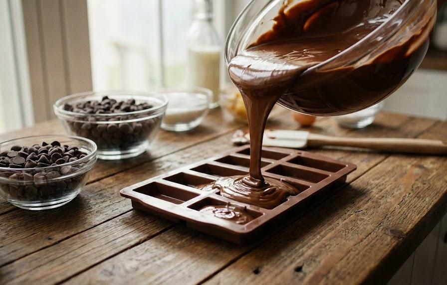 チョコを溶かして固めるだけの王道アイデア