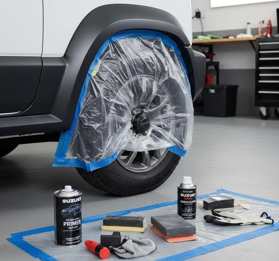 自分で塗装する場合の手順と必要な道具