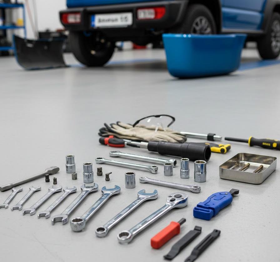 リアバンパー取り外しに必要な工具一覧