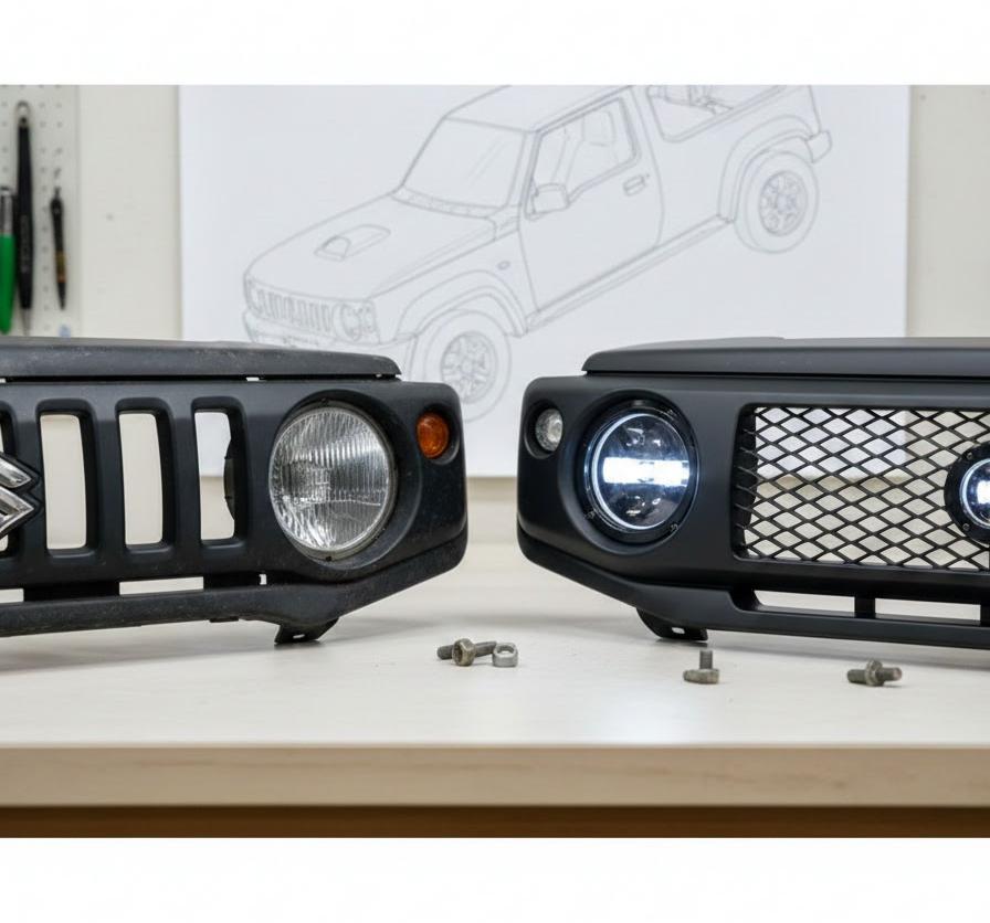 フロントグリルを交換するメリットと変化