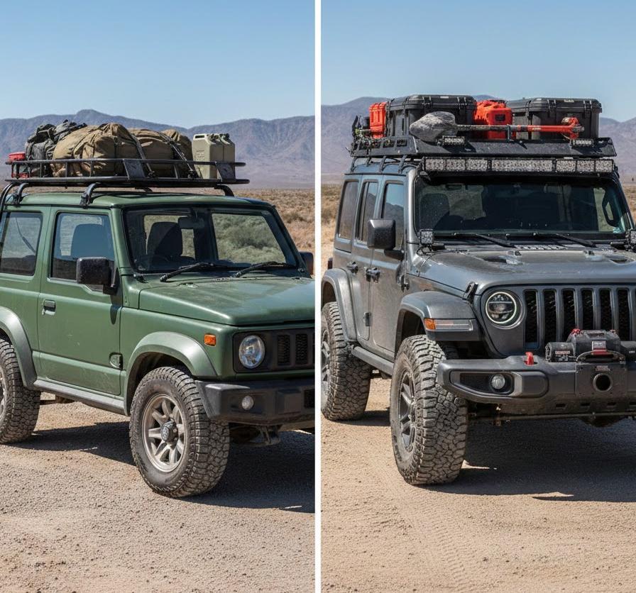 社外品ルーフキャリアと比較した時の具体的な機能的な違い