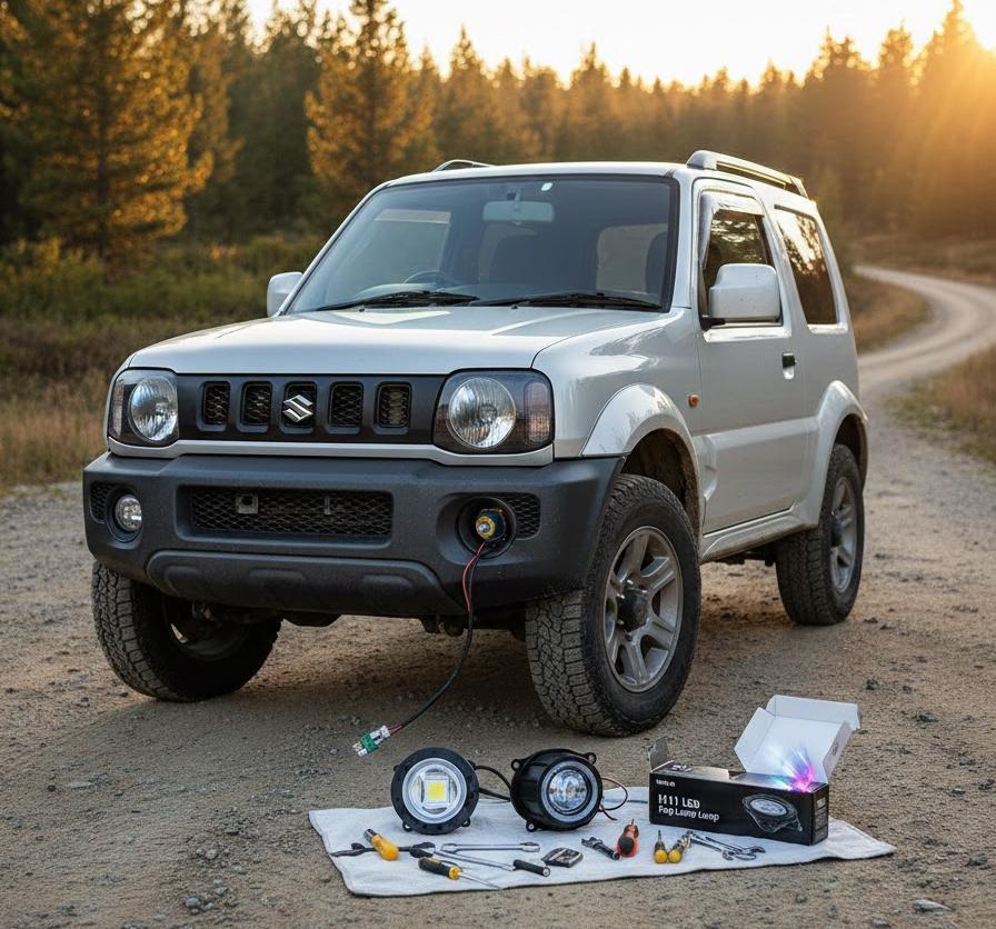 JB23ジムニーのフォグランプ適合とバルブ型式