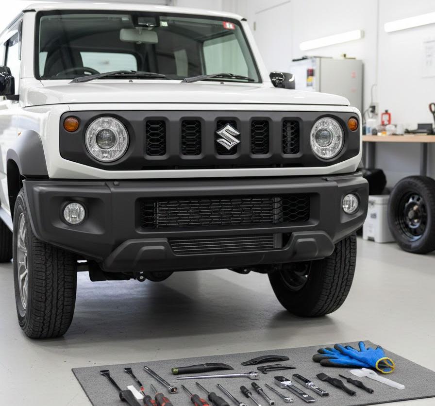 ジムニーのグリルを外す手順とコツ