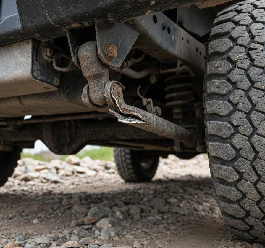 ラテラルロッドが折れる主な原因を特定する