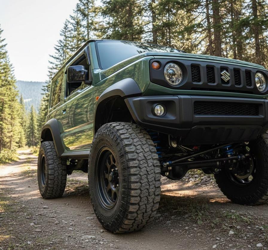 リフトアップした際のタイヤサイズ選び