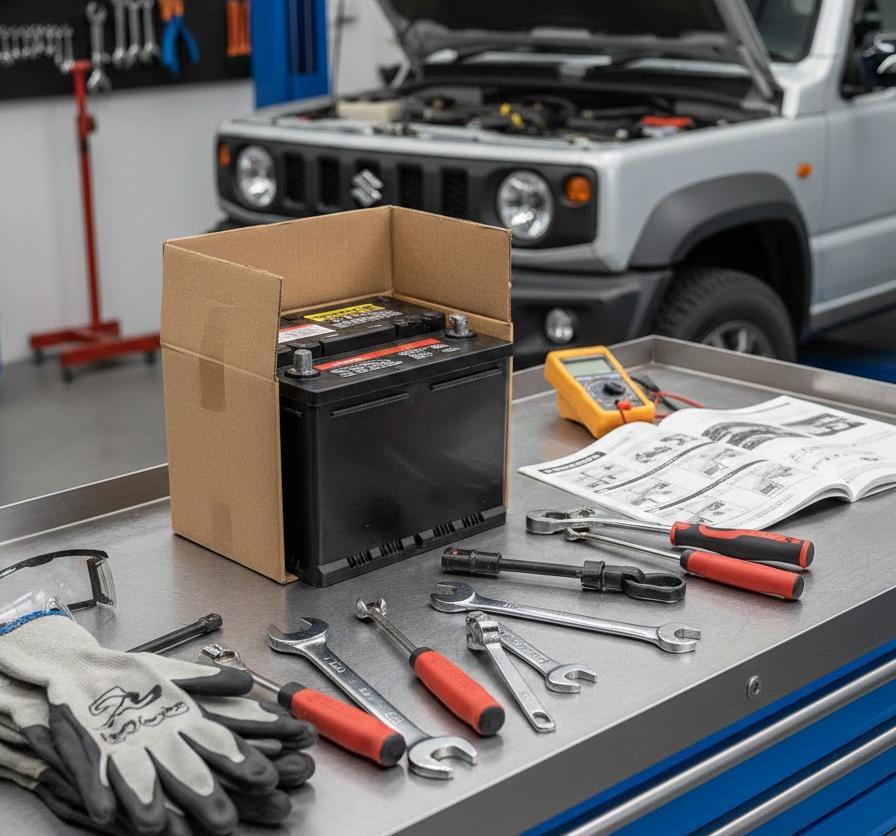 バッテリー交換に必要な道具と事前準備