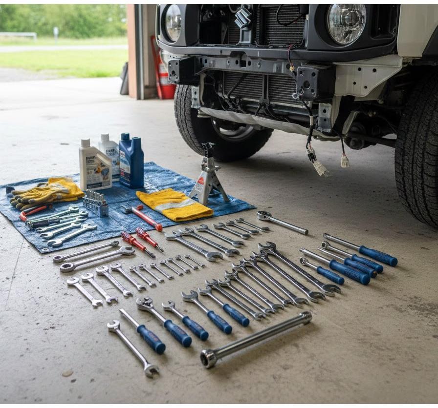 交換作業に必要な道具と事前の準備