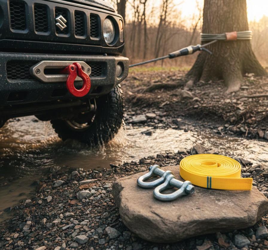 牽引フックが曲がるのを防ぐための対策