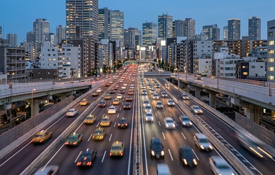 渋谷までの所要時間と道路状況による変動