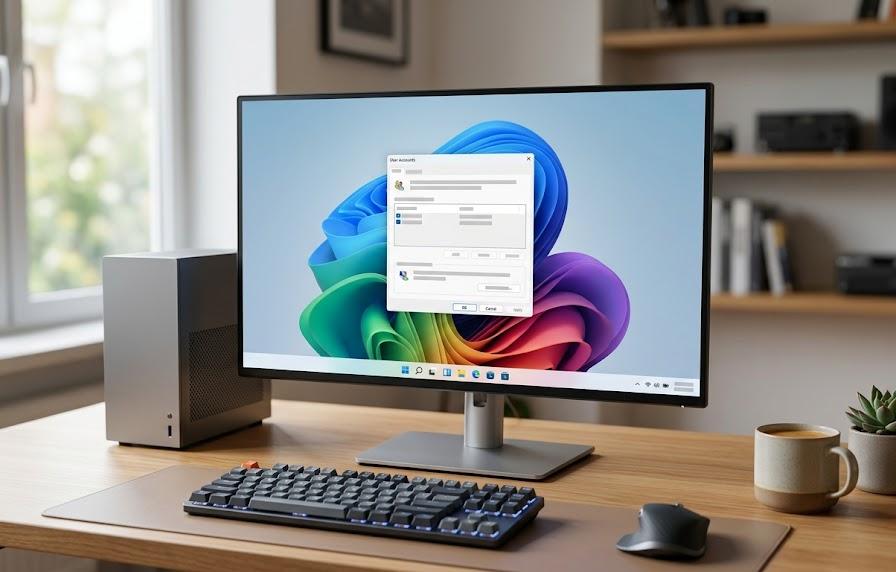 netplwizコマンドを使用した設定手順
