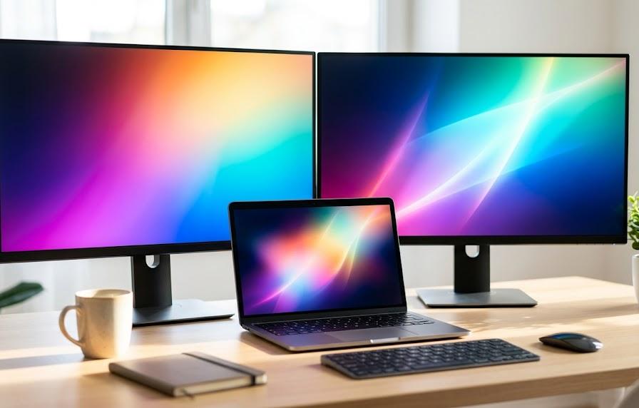 資料閲覧と執筆を同時に行うデュアルモニターの力