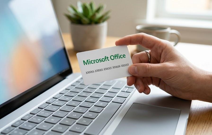 プロダクトキーの認証を行う手順