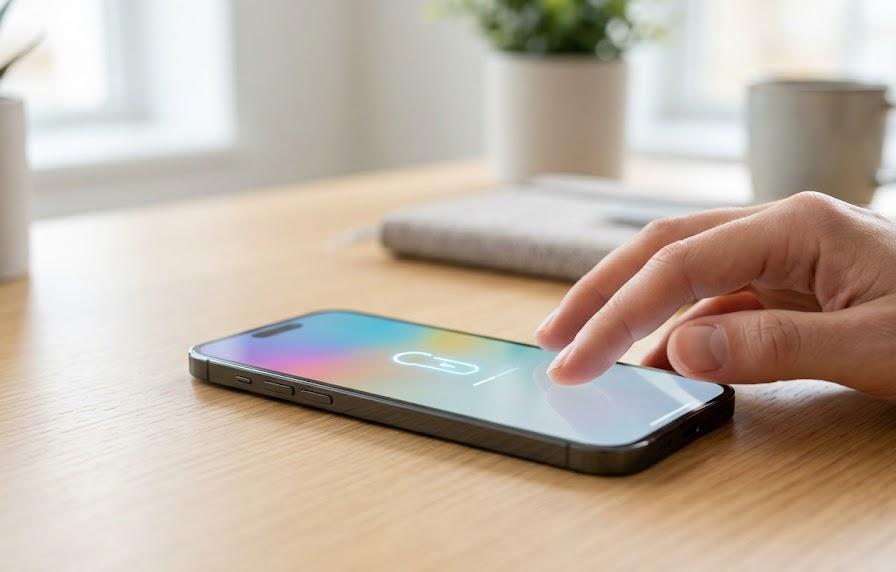iPhoneの操作でパスワードを新しく書き換える