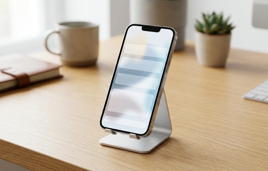 iPhoneの設定画面からパスワードをリセットする手順